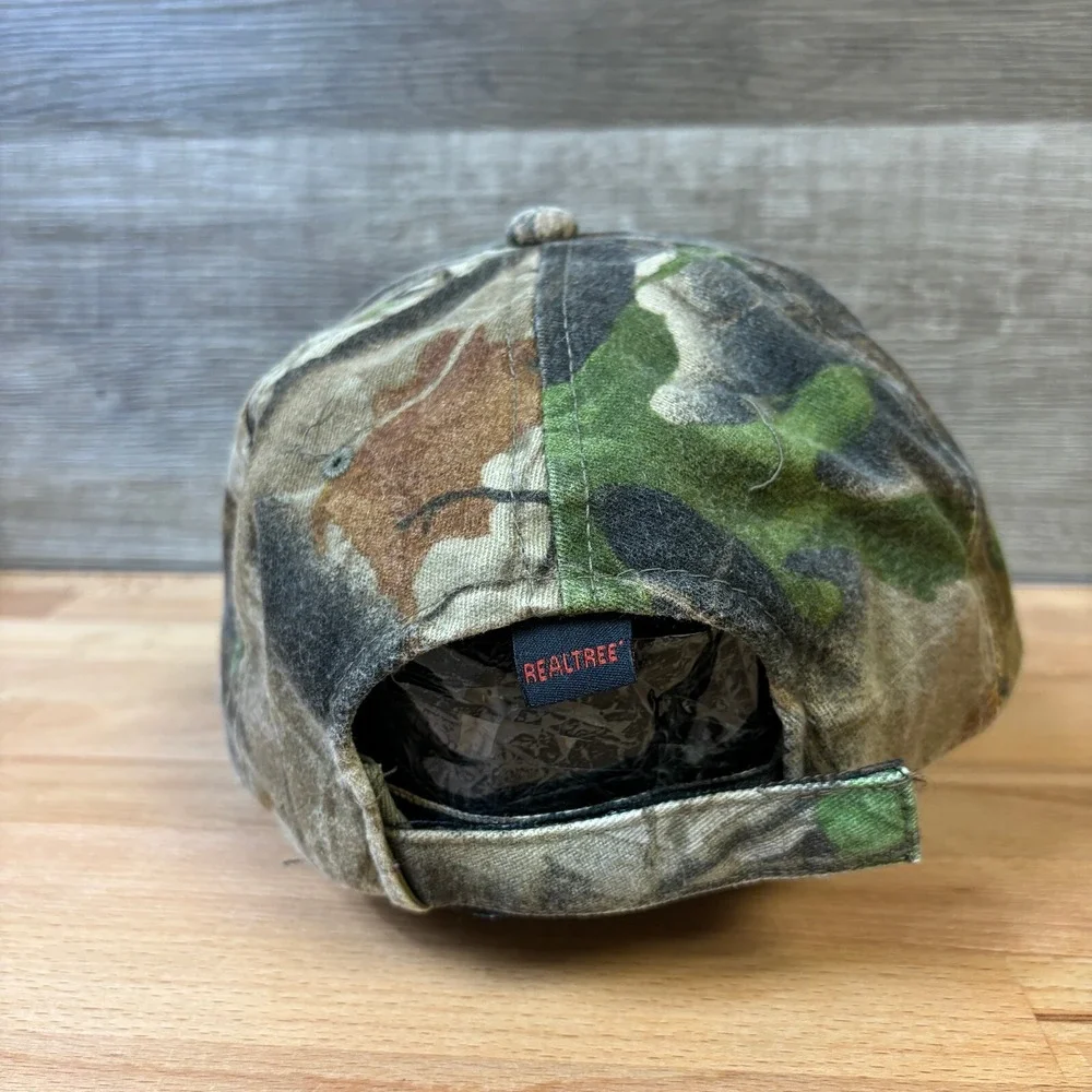 Kansas City Coutry Club Hat Cap Strap Back Brown Green Camo Outdoors‎ Adjustable